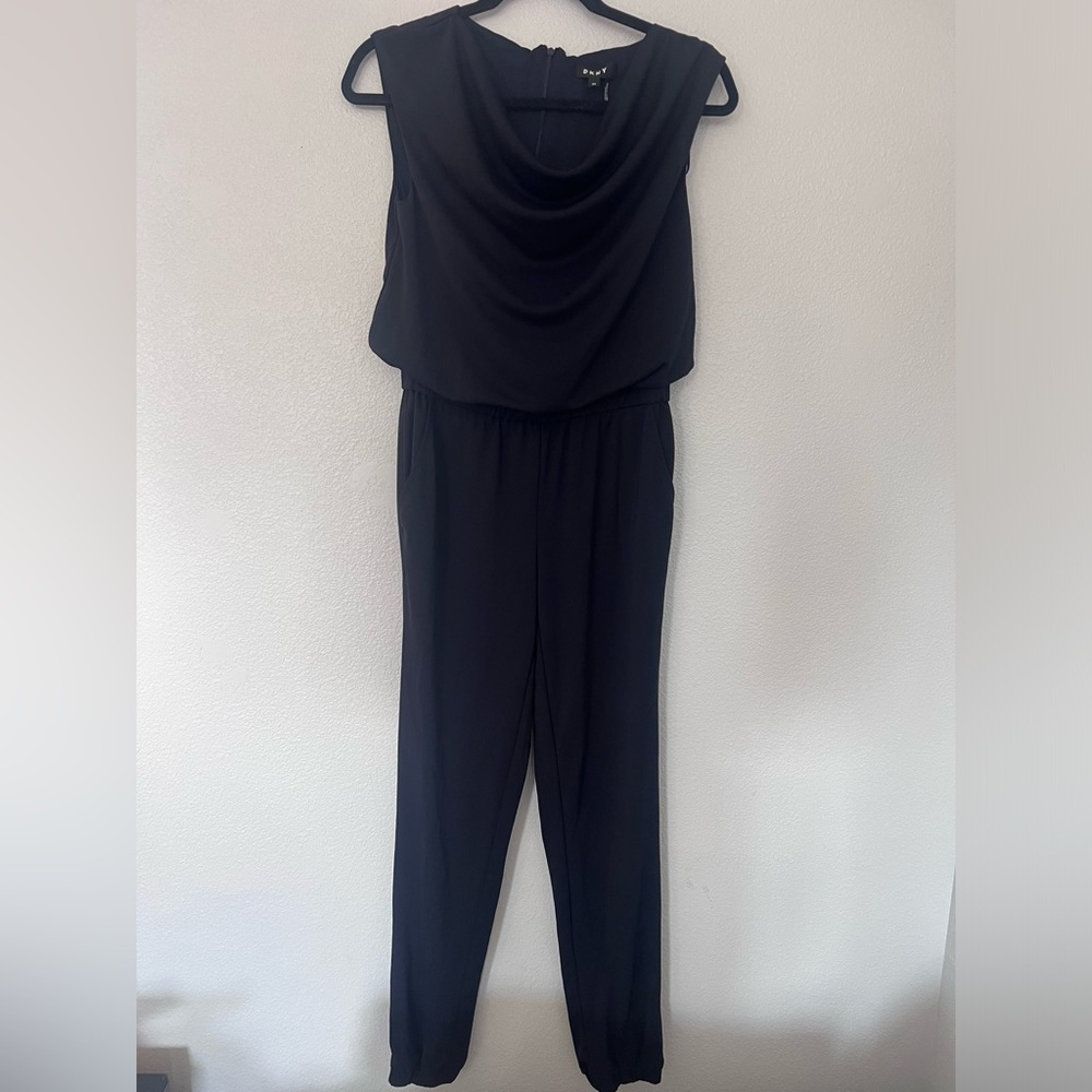 DKNY Navy Sleeveless Romper Size XX Small